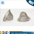 Pipe Screen Mesh Cone Shaped 10 x 15mm Pipe Screens Gauzes Conical Steel Smoking Bowl Metal Sieve